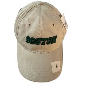 NWT Khaki color Boston Hat with Velcro adjustable strap size XL